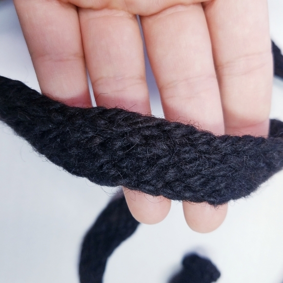 Bohemian Embroidery‎ Medium Size Knit Bag - Picture 5 of 6